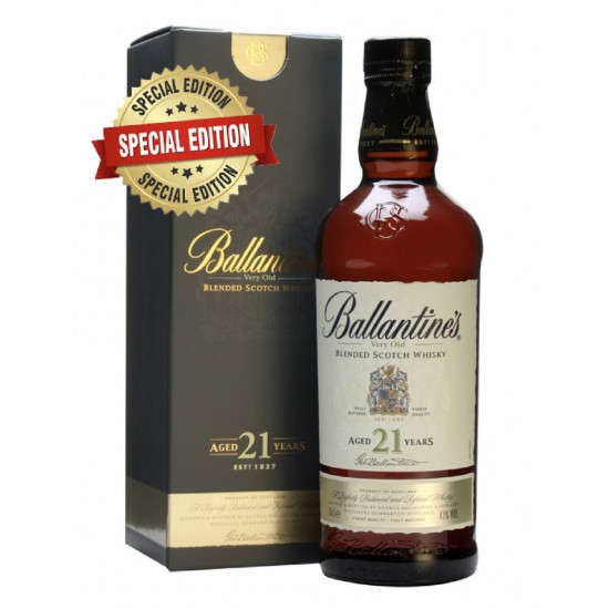 70cl Ballantines 21 years old