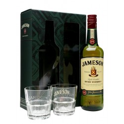 JAMESON IRISH WHISKY 2 GLASSES 70CL