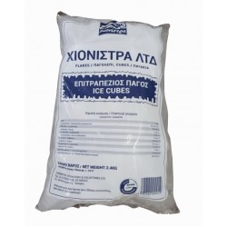 Chionistra Ice Flakes Cubes 2,4kg Whith Chemical Analisis