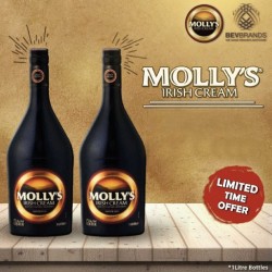 Molly's Irish Cream Liqueur Made With Natural Ingredients 1Lt