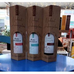 M.ARCHANGELOS  PAPERS ECOLOGIST BOXES WINE 750ML WHITE DRY /RED DRY/ROSE DRY  1Pcs WINE 750ML
