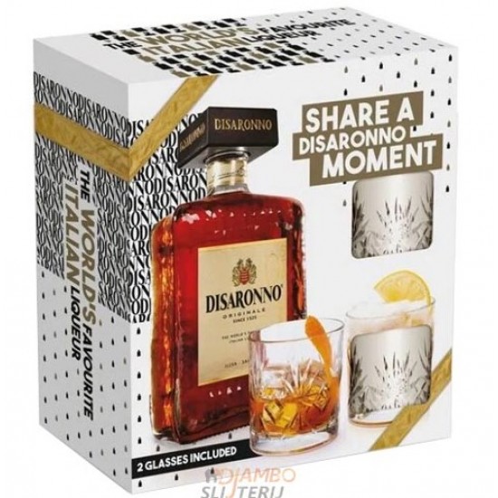 SHARE A DISARONO MOMENT WITH 2 GLASSES ENTHALTEN 70CL