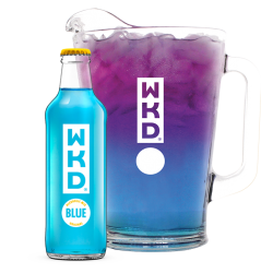 WKD Blue Sparkling Alcoholic Original Vodka Mixed Drink Bottle 275ml