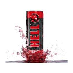 Hell Energy Drinks Strong Apple Cans 250ml