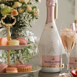 Veuve Du Vernay Ise Rose Demi Sec Vin Mousseux Sparkling Wine Classique & Elegant Produced In France 200ml