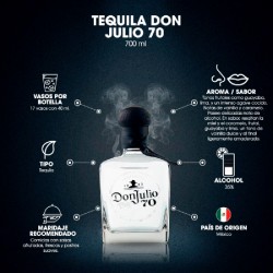  Don Julio Limited EditionTequila70Anniversary Crystal Carlo Anejo100%De Agave70cl