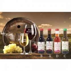 Michael Archangelos Wine 187ml 1 Pcs €1.60 Xynisteri White  - Lefkada Shiraz Rose  Cabernet Sauvignon Red - Dry Wine -Mix Boxes 24 Pcs X187ml€30.00
