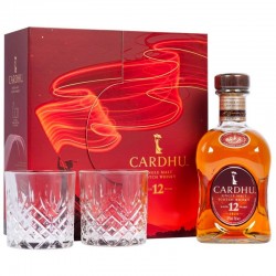 Cardhu Single Malt Scotch Whisky Aged 12 Years 70cl & Gift Box 2 Glasses