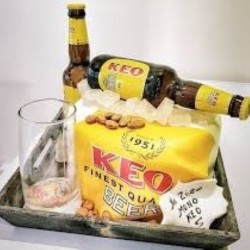 COLD Cyprus Beer Keo Beer Bottle Box  6 + 1 FREE 330ml