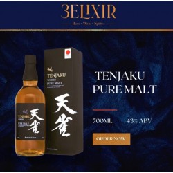 Tenjaku Whiskey Pure Malt The Blend The Finest  And Delicate Select Malt Whiskey Product Of Japan 70cl  