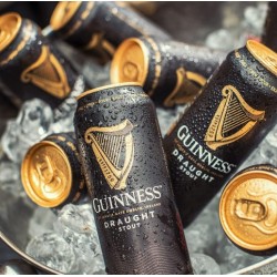 COLD BEER Guinness Dark Beer Draught Box 6 + 1 FREE Cans 440ml