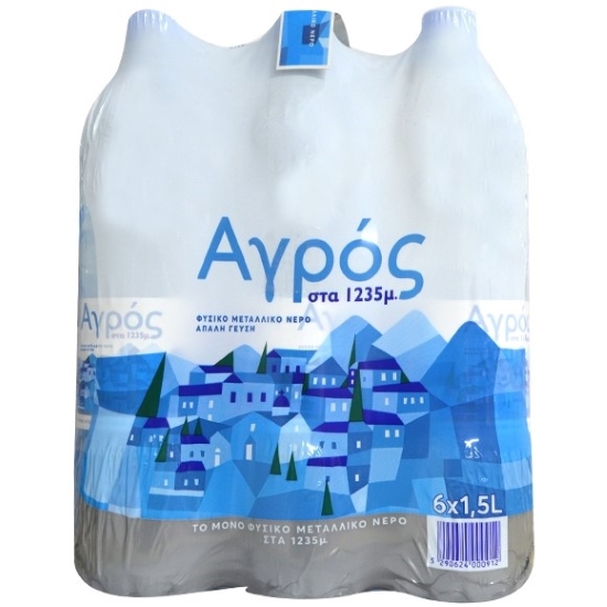  AGROS Mineral Water Room Tepreture Box 6 × 1.5L