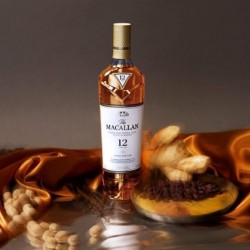 Macallan Higland Sigle Malt Scotch Whisky 12 Years Old Sherry Oak Cask Rich Spice Dried Fruits 70cl