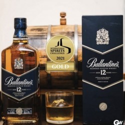 BALLANTINES BLENDED SCOTCH WHISKY AGED 12YEARS 1LT