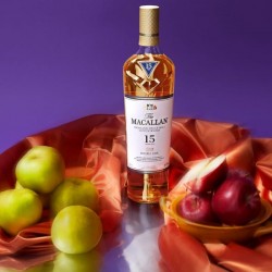 THE MACALLAN (15)YEARS OLD DOUBLE CASK DRIED FRUITS TOFFEE VANILLA