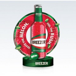 Bacardi Breezer Flavoured Alcoholic Drink Watermelon Bottle 275ml
