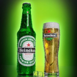COLD Beer Heineken Pure Malt Lager Diplome D' Honneur Amsterdam En 1883 Beer Bottle Box 6+1 FREE 650ml