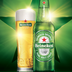 COLD Beer Heineken Pure Malt Lager Diplome D' Honneur Amsterdam En 1883 Beer Cans 6+ 1 FREE 500ml
