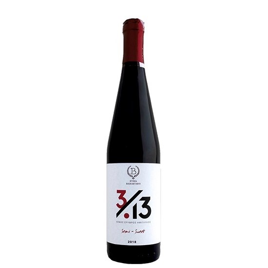 Ktima Baiktaris Nemea 3/.13 Red Semi Sweet Wine 750ml