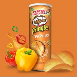 Pringles Potato Chips Whith Paprika Flavour 165g