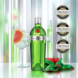 Tanqueray No Ten Distilled Gin Small Batch With Fresh Citrus & Botanicals 47.3%vol Gift Box 70cl