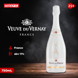 Veuve Du Vernay Ise Demi Sec Vin Mousseux Sparkling Wine Classique & Elegant Produced In France 200ml