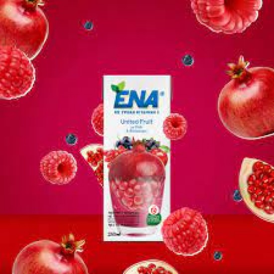 NECTAR FROM 6 FRUITS WITH POMEGRANATE & RASPBERRY FROM CONCENTRATE JUICES 1LT
