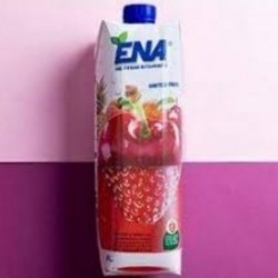 ENA NECTAR FROM 6 FRUITS WITH STRAWBERRY AND CHERRY FROM CONCENTRATE JUICES 1LT