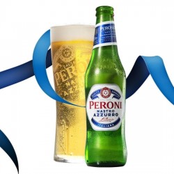  Peroni Nastro Azzurro Beer Qualita Superiore Prodotta In Italia Bottle 330ml