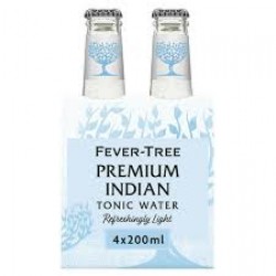  Fever-Tree Premium Indian Tonic Water No Artificial Sweeteners Bottle 200ml