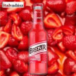  Bacardi Breezer Flavoured Alcoholic Drink Mixed Sweet Strawberry Bottle 275ml
