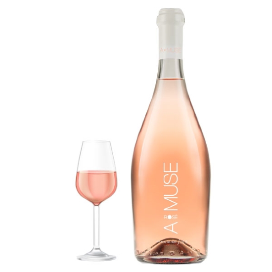  A ROSE Muse Varieties: Mouhtaro.Sauvignon Blanc Rose Dry Wine 750ml