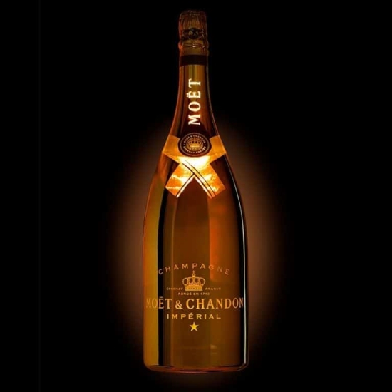 Moet &Chandon Champagne Golden Lightup Imperial Brut Magnum Epernay France1.5lt