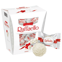  Ferrero Raffaello Confections Chocolate Almond Coconut Ballotin Gift Box 150gr