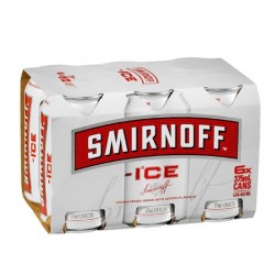 COLD Smirnoff Ice Original Vodka Mixed Drink With The Classic Taste Of Lemon Cans Box 6+1FREE 250ml